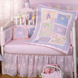   EN POINTE ballerina princess 6 piece crib bedding set NEW WITH TAGS