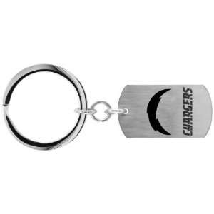  Stainless Steel NFL Football San Diego Chargers Keychain Jewelry