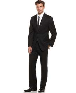 Hugo Boss Suit, Pasolini Black Solid   Menss