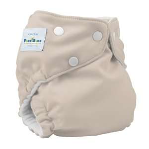  FuzziBunz Cloth Pocket Diaper   One Size, Hemp   Vanilla 