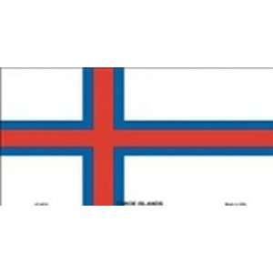 Faroe Islands Flag License Plate Plates Tags Tag auto vehicle car 