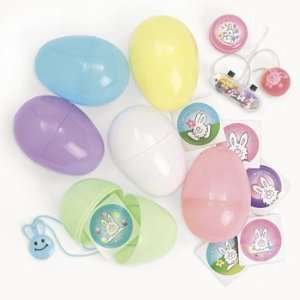  Jumbo Toy Filled Pastel Eggs   Party Favors & Party 