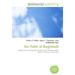  Ibn Tahir al Baghdadi (9786133988750) Books