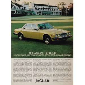 1980 Jaguar Series III 3 Jag Luxury Sedan Car Color Ad 