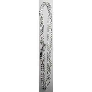    Sterling Silver 24 Extra Heavy Figaro Chain 