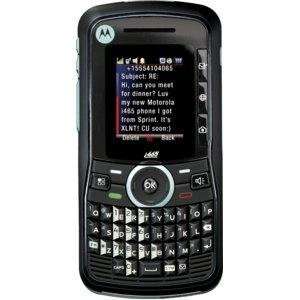  Motorola i465 Clutch Nextel (Black) Good Condition 