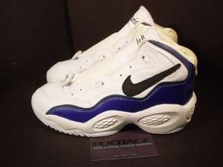 1996 Nike Air Flight Penny WHITE BLUE zoom kobe v 5Y 5  