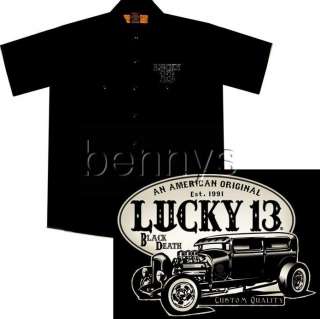 Hot Rod Sedan American Original Work Shirt, Lucky 13  