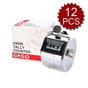  (Price/Dozen)GOGO™ Hand Tally Counter, Finger Hold Tally 