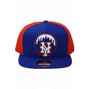  American Needle Gatekeeper NY Mets Snapback Hat Blue. Size 