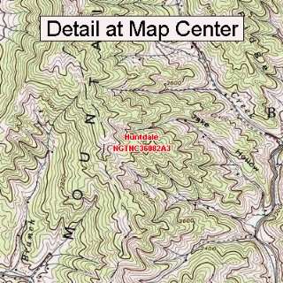  USGS Topographic Quadrangle Map   Huntdale, North Carolina 