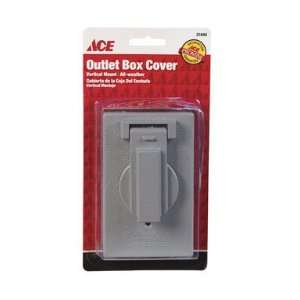  5 each Ace Weatherproof One Gang Vertical Outlet Cover 