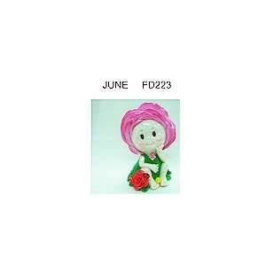  Flower Babies Coin Bank   June Baby Ruby Toys & Games