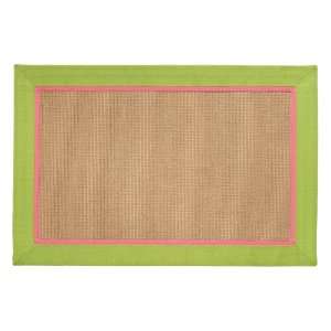  Extra Weave USA Bayside Rug in Kiwi Green, 4 Feet by 6 