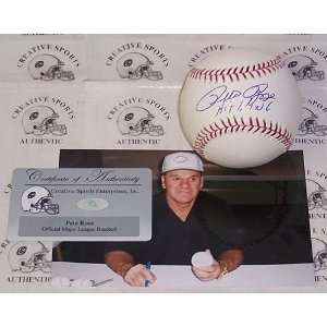  Creative Sports ABB ROSE HITKING Pete Rose Hand Signed 