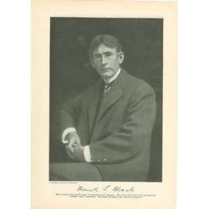  1904 Print Politician Frank S Black 