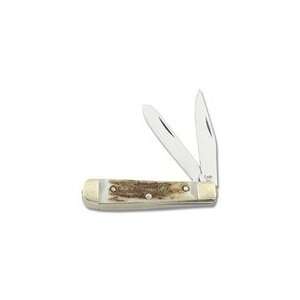    Hen & Rooster Tiny Trapper with Deer Stag Handle