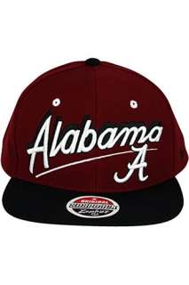   University Of Alabama Crimson Tide Snapback Hat Burgundy.Si  