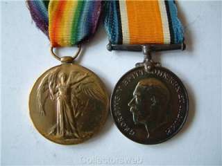 WW1 WAR & VICTORY MEDAL PAIR DISCHARGE CERTIFICATE GNR P WADSWORTH R 