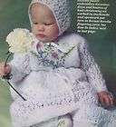 Knitted Lace Baby Christening Dress Knitting PATTERN  