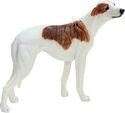 greyhound brindle white 7 statue figurin e nib 