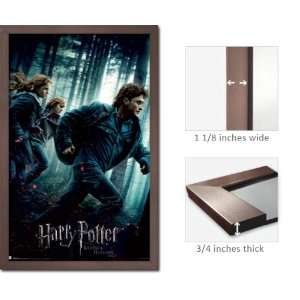  Slate Framed Harry Potter Poster Deathly Hallows Movie 