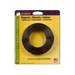  ProMag Magnet Tape w/Adhesive 1/2x 10 (3 Pack) Pet 