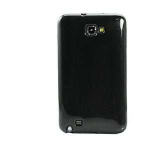  Galaxy Note Cloudy Jelly Soft Slim Fit Case Cover Black 