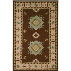  Rizzy Home Swirl SW 0448 Brown   2 x 3