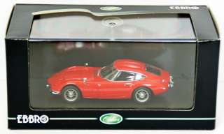 Ebbro 43105 Toyota 2000GT 1967 (Red) 1/43 scale  