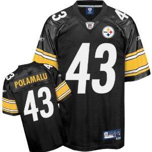  Troy Polamalu Pittsburgh Steelers Reebok Premier Jersey 