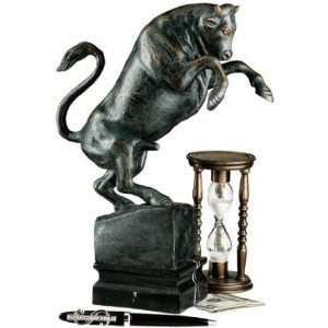   Collectible Wall Street Bull Desktop Statue Sculpture