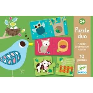  Djeco Puzzle Duo   Habitat Toys & Games
