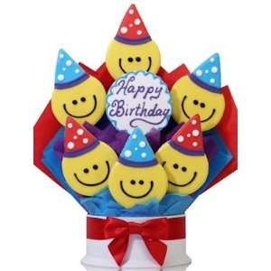  Party Hat Smiles Bouquet of Cookies 