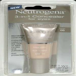 Neutrogena 3 in 1 Concealer for Eyes, SPF 20, Fair 05, 0.37 Ounce (10 