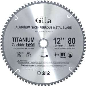  12 Inch 80 Teeth TCG Non Ferrous Metal Cutting Carbide Saw 