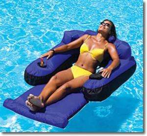 New Ultimate Floating Swimming Pool Lounger Chair Raft  