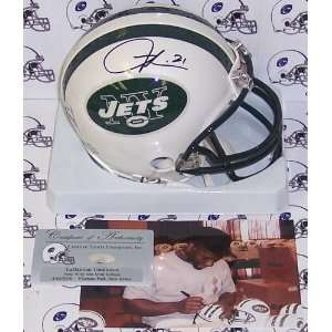 LaDainian Tomlinson Hand Signed New York Jets Mini Helmet 