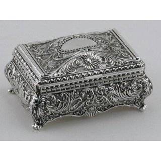  Silver Plated Dieu Et Mon Droit Jewelry Box Everything 