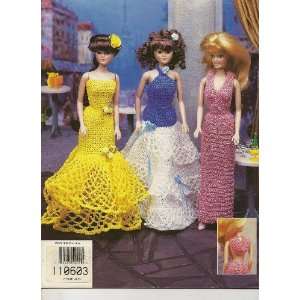   Fashion Doll Even Gowns, 1997 (Leaflet # 870114) Annies Attic Books