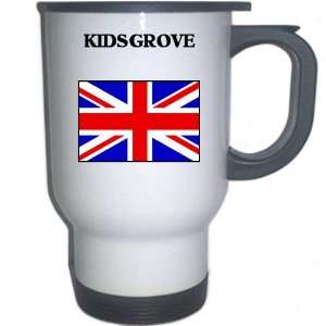  UK/England   KIDSGROVE White Stainless Steel Mug 