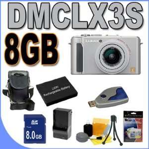  Panasonic DMC LX3S 10.1MP Digital Camera (Silver 