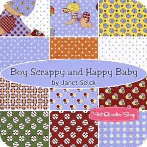  Boy Scrappy and Happy Baby Fat Quarter Bundle   Janet 