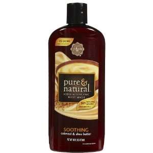 Pure & Natural Bodywash Soothing Oatmeal & Shea Butter, 16 Oz (Pack of 