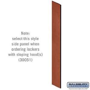 Side Panel   Open Access Designer Wood Locker   18 Inches Deep   with 