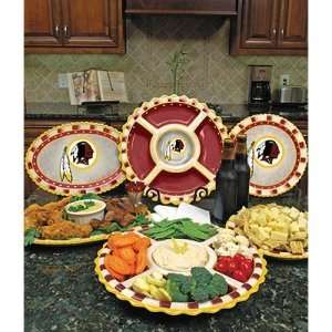 Washington Redskins NFL Homegating Ceramic Platter  Sports 