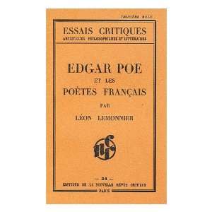  Edgar Poe Et Les Poetes Francais Leon (1890 ) Lemonnier 