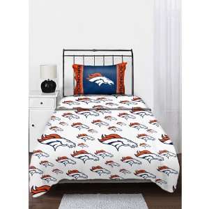  Denver Broncos NFL Twin Sheet Set