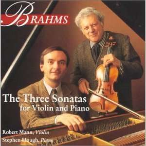   Sonatas for Violin & Piano Brahms, Robert Mann, Stephen Hough Music