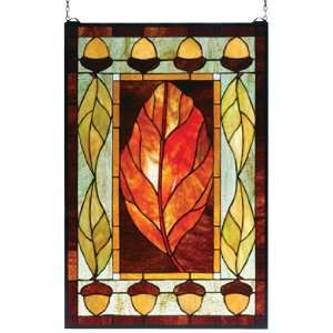  Harvest Festival Tiffany Stained Glass Window Panel 31 